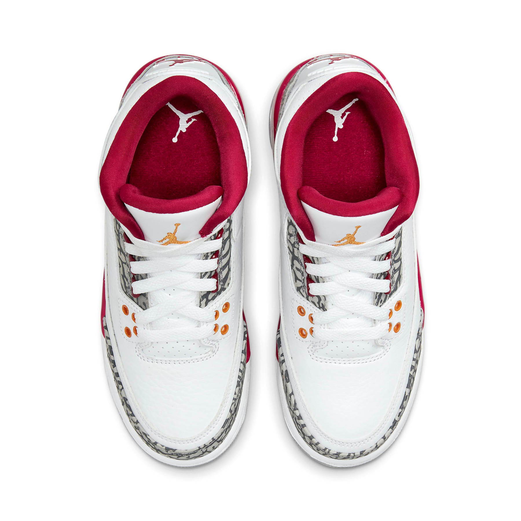 Air Jordan 3 Retro 'Cardinal Red' — UK 3 | EU 35.5 | US 3.5 — Back View
