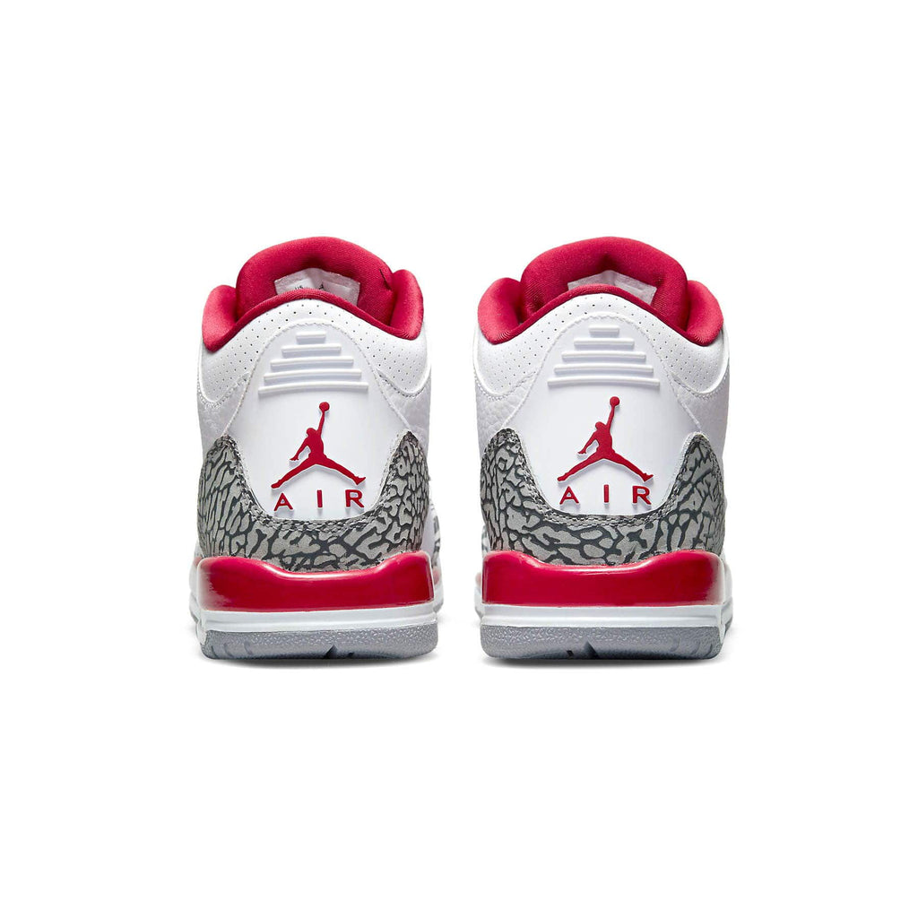 Air Jordan 3 Retro 'Cardinal Red' — UK 3 | EU 35.5 | US 3.5 — Top View