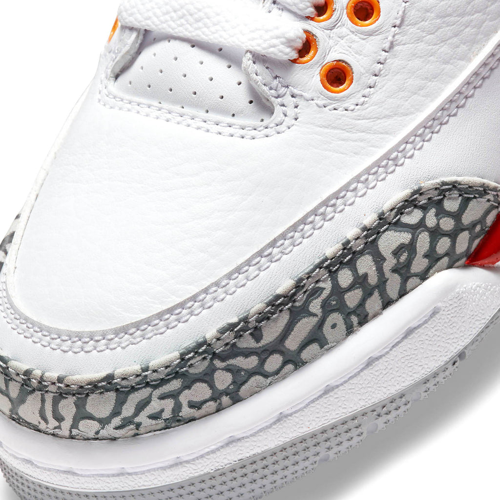 Air Jordan 3 Retro 'Cardinal Red' — UK 3 | EU 35.5 | US 3.5 — Lifestyle View