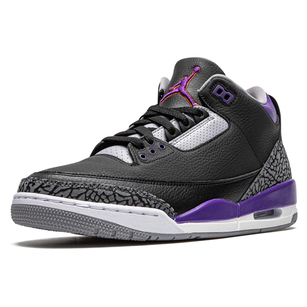 Air Jordan 3 Retro 'Court Purple' — UK 3 | EU 35.5 | US 3.5 — Top View