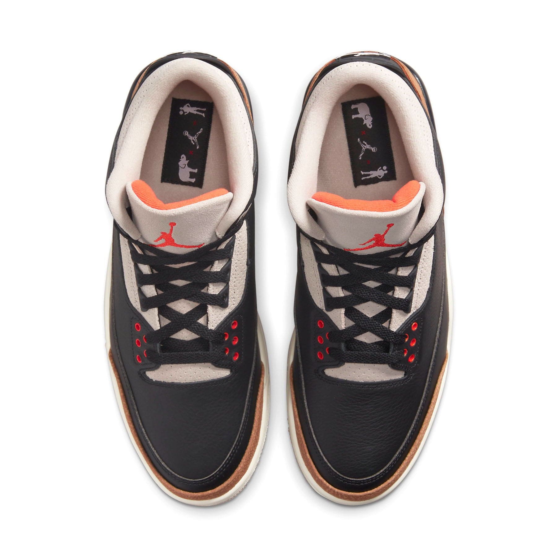 Air Jordan 3 Retro 'Desert Elephant' — UK 3 | EU 35.5 | US 3.5 — Back View