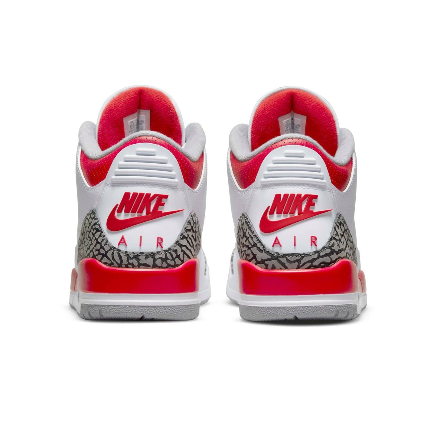 Air Jordan 3 Retro 'Fire Red' 2022 — UK 3 | EU 35.5 | US 3.5 — Top View