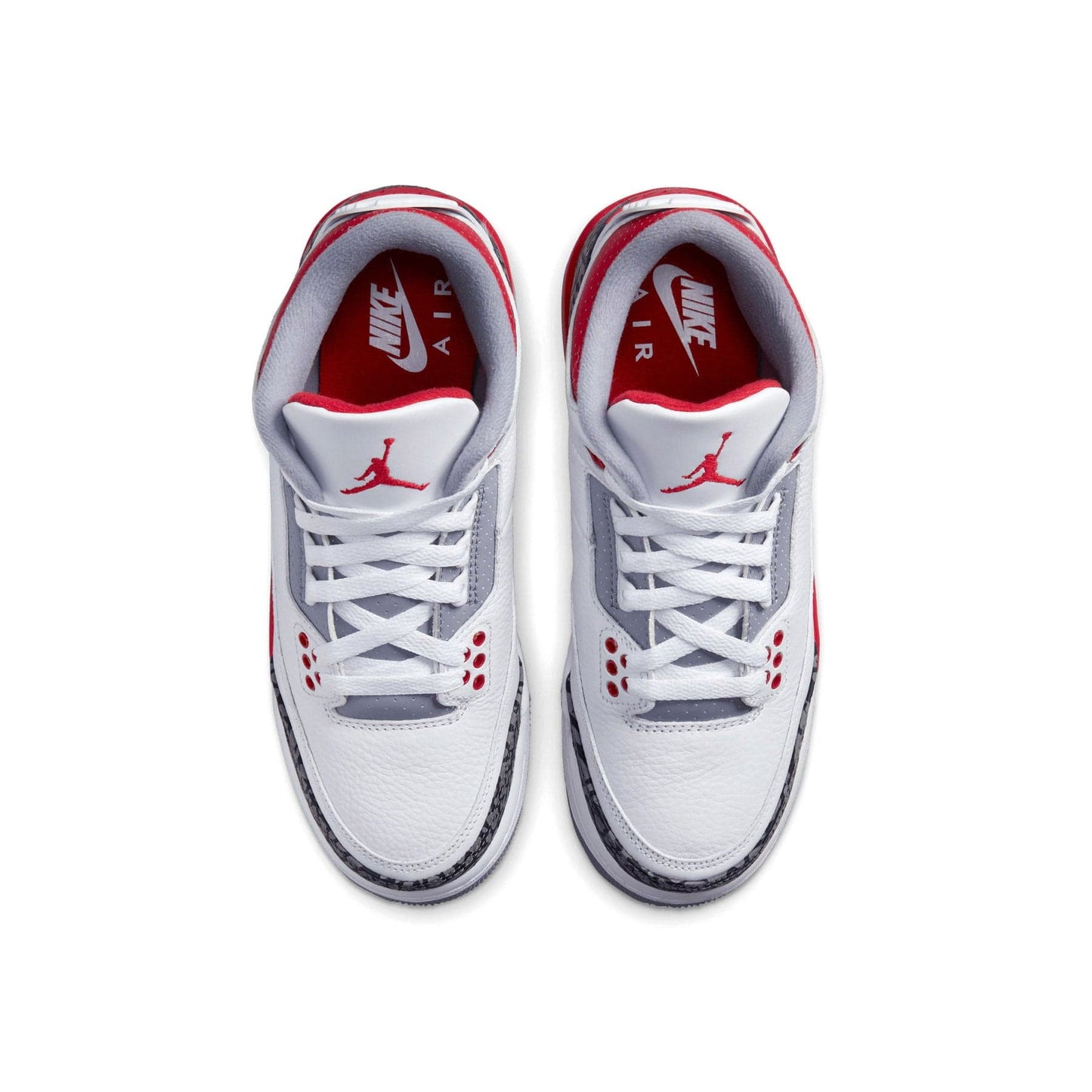 Air Jordan 3 Retro GS 'Fire Red' 2022 — UK 13.5 | EU 32 | US 1Y — Top View