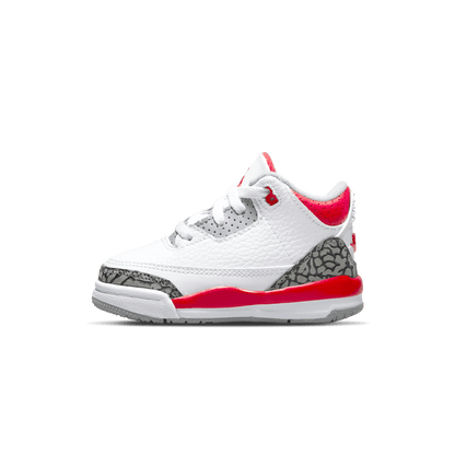 Air Jordan 3 Retro TD 'Fire Red' 2022 — UK 0C | EU 15 | US 0C — Front View