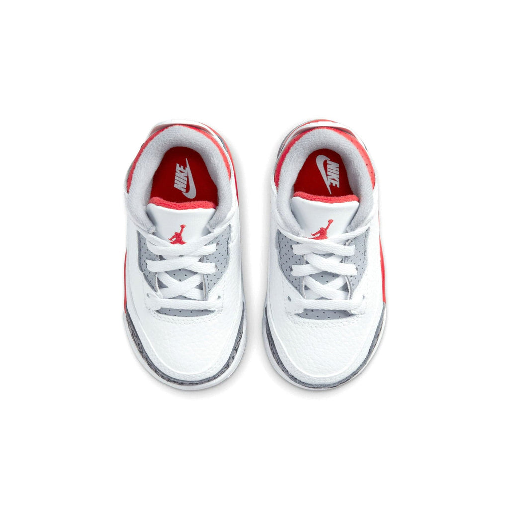 Air Jordan 3 Retro TD 'Fire Red' 2022 — UK 0C | EU 15 | US 0C — Top View