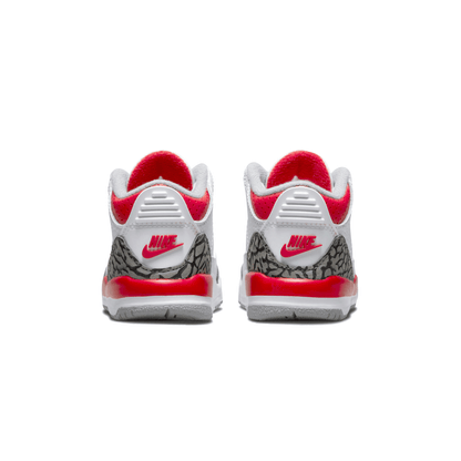Air Jordan 3 Retro TD 'Fire Red' 2022 — UK 0C | EU 15 | US 0C — Detail View