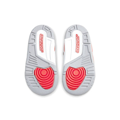 Air Jordan 3 Retro TD 'Fire Red' 2022 — UK 0C | EU 15 | US 0C — Back View