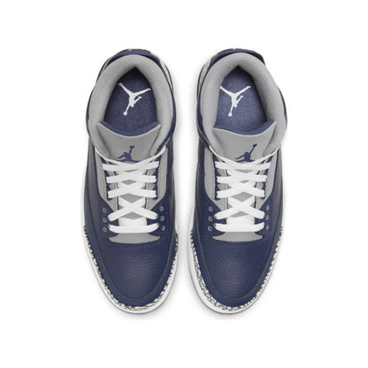 Air Jordan 3 Retro 'Georgetown' — UK 3 | EU 35.5 | US 3.5 — Top View