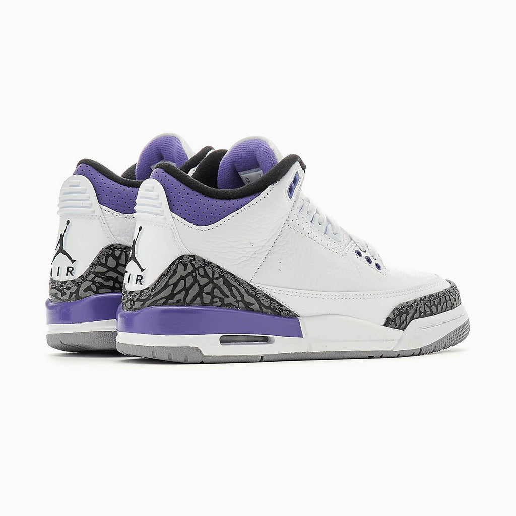 Air Jordan 3 Retro GS 'Dark Iris' — UK 13.5 | EU 32 | US 1Y — Back View