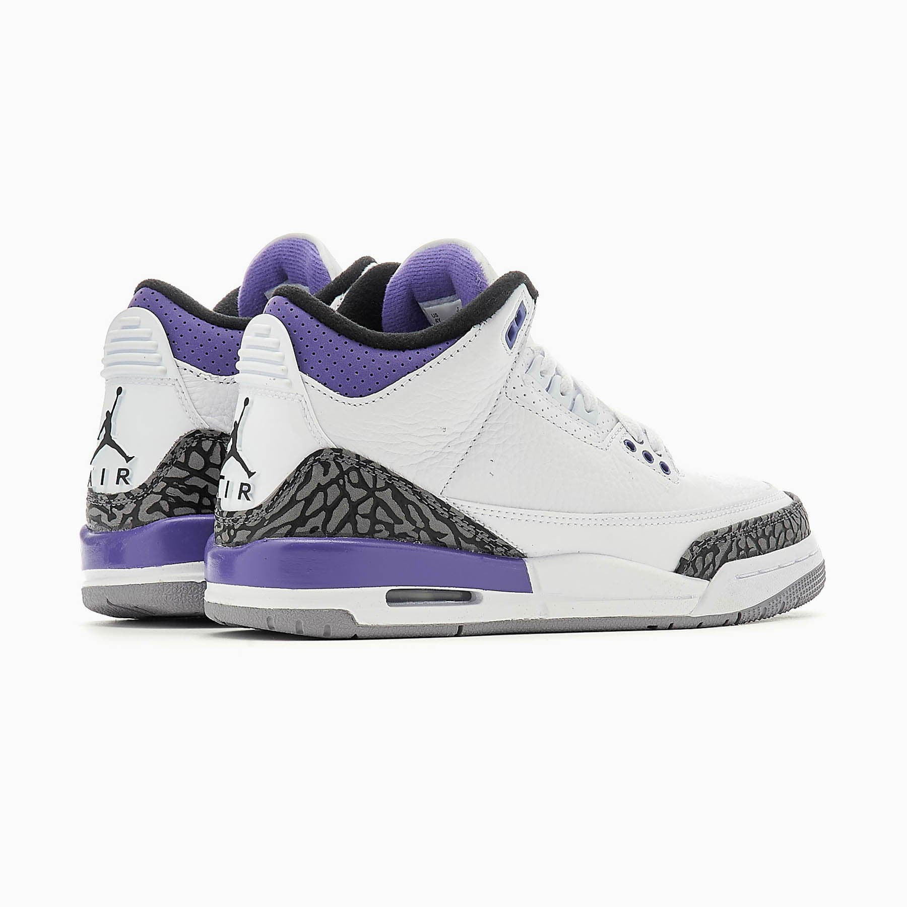 Air Jordan 3 Retro GS 'Dark Iris' — UK 13.5 | EU 32 | US 1Y — Back View