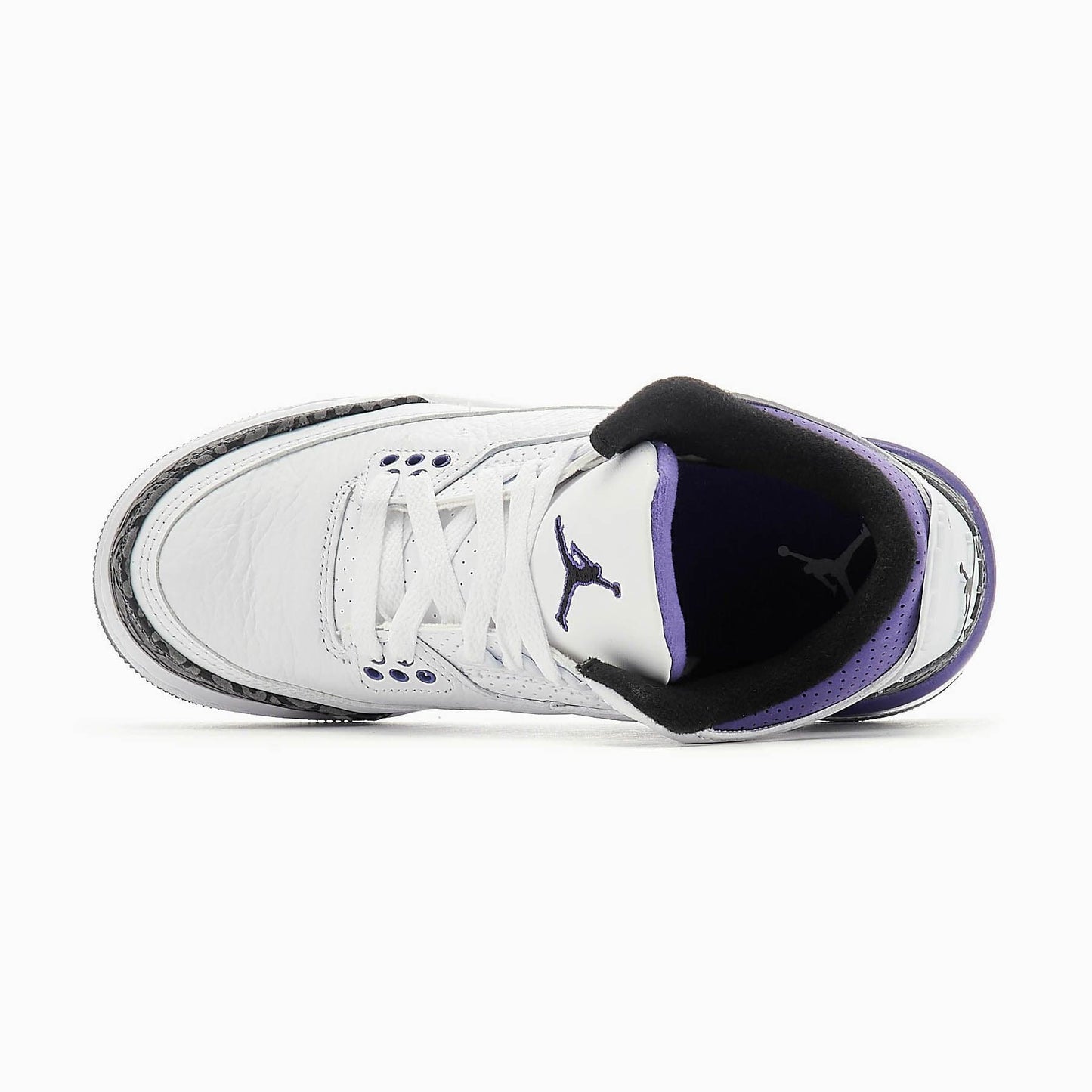 Air Jordan 3 Retro GS 'Dark Iris' — UK 13.5 | EU 32 | US 1Y — Top View