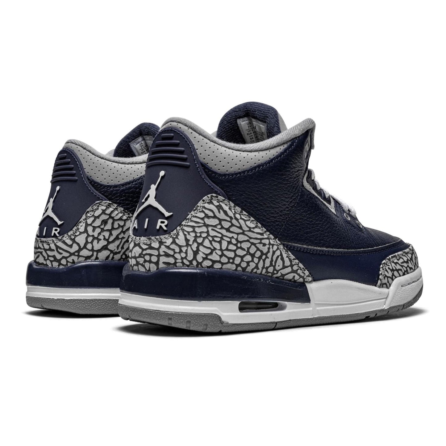 Air Jordan 3 Retro GS 'Georgetown' — UK 13.5 | EU 32 | US 1Y — Back View