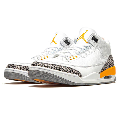 Air Jordan 3 Retro Wmns 'Laser Orange' — UK 2.5 | EU 35.5 | US 5 — Side View