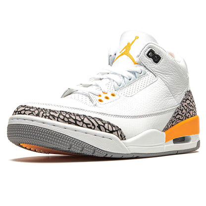 Air Jordan 3 Retro Wmns 'Laser Orange' — UK 2.5 | EU 35.5 | US 5 — Top View