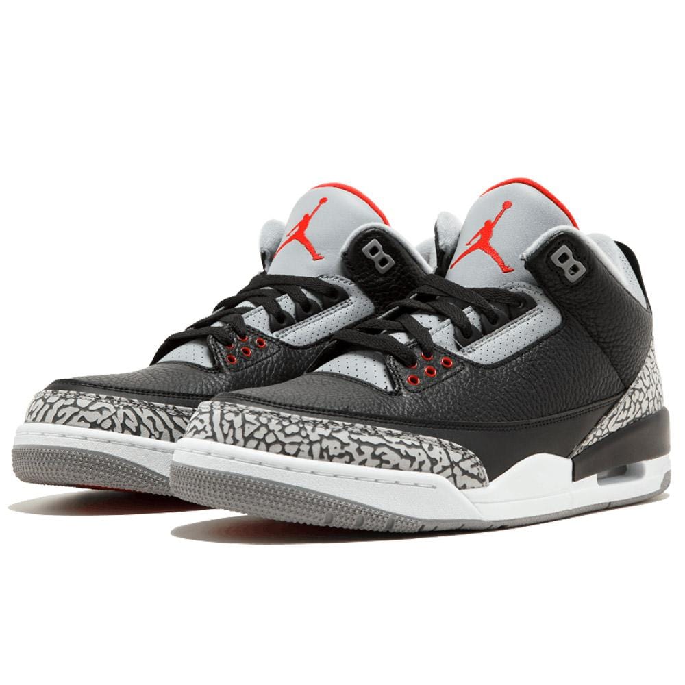 Air Jordan 3 Retro OG 'Black Cement' — UK 3 | EU 35.5 | US 3.5 — Side View