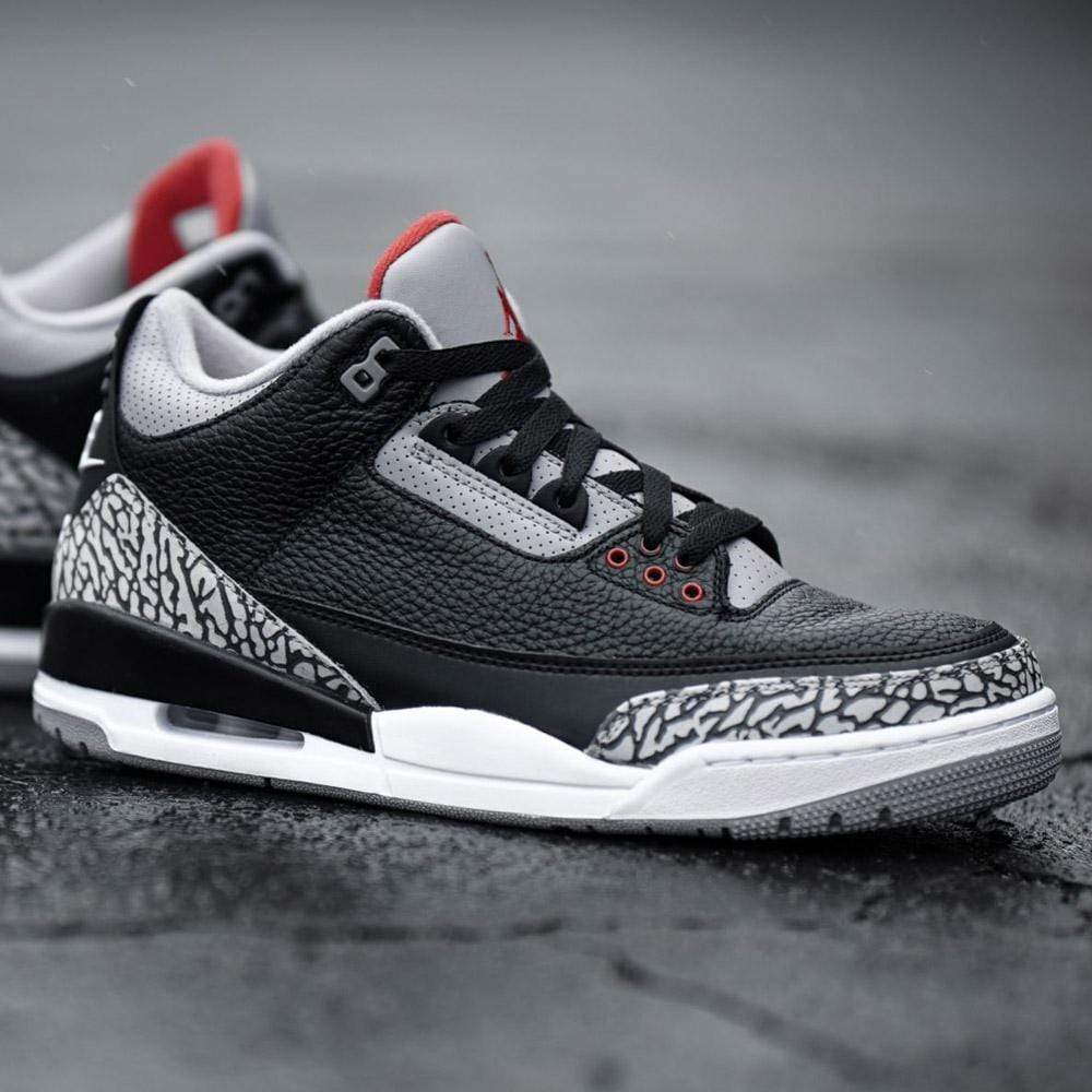 Air Jordan 3 Retro OG 'Black Cement' — UK 3 | EU 35.5 | US 3.5 — Lifestyle View
