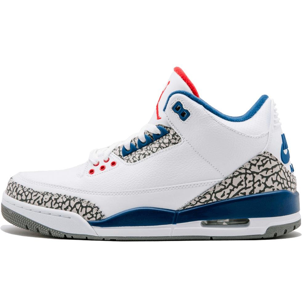 Air Jordan 3 Retro OG True Blue — UK 3 | EU 35.5 | US 3.5 — Front View