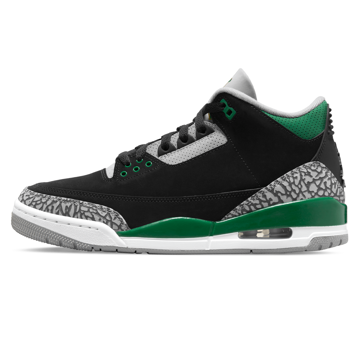 Air Jordan 3 Retro 'Pine Green' — UK 3 | EU 35.5 | US 3.5 — Front View