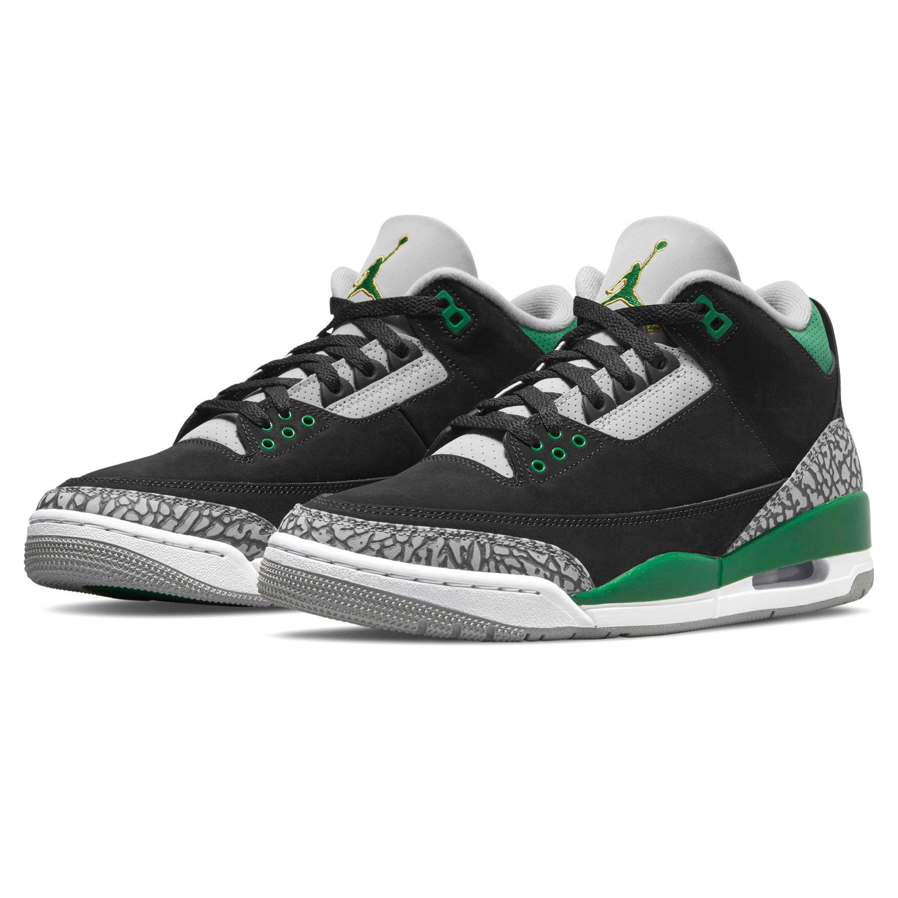 Air Jordan 3 Retro 'Pine Green' — UK 3 | EU 35.5 | US 3.5 — Side View