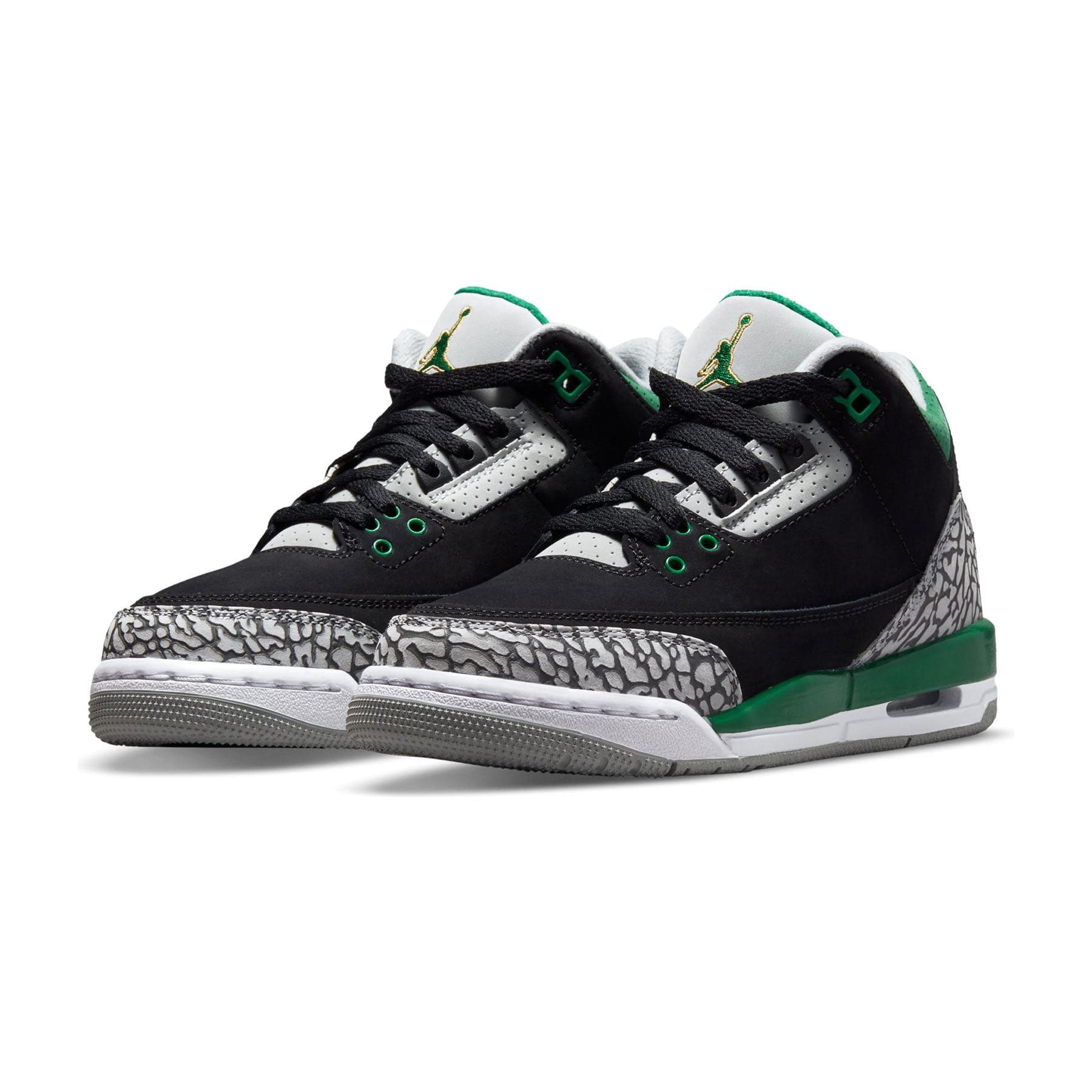 Air Jordan 3 Retro GS 'Pine Green' — UK 13.5 | EU 32 | US 1Y — Side View