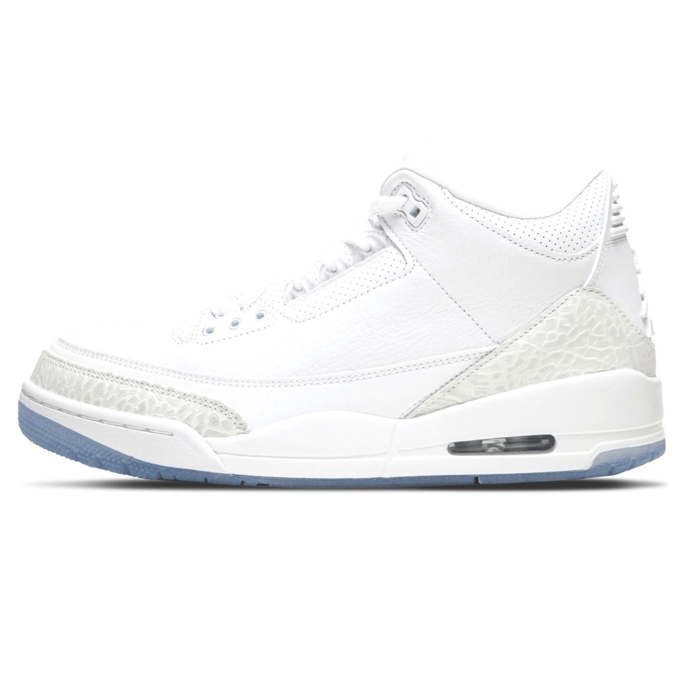 Air Jordan 3 Retro 'Pure White' — UK 3 | EU 35.5 | US 3.5 — Front View
