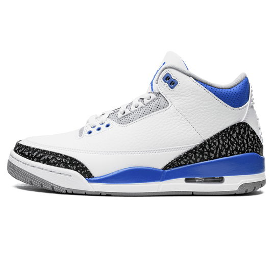 Air Jordan 3 Retro 'Racer Blue' — UK 3 | EU 35.5 | US 3.5 — Front View