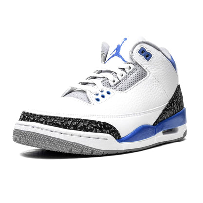 Air Jordan 3 Retro 'Racer Blue' — UK 3 | EU 35.5 | US 3.5 — Side View