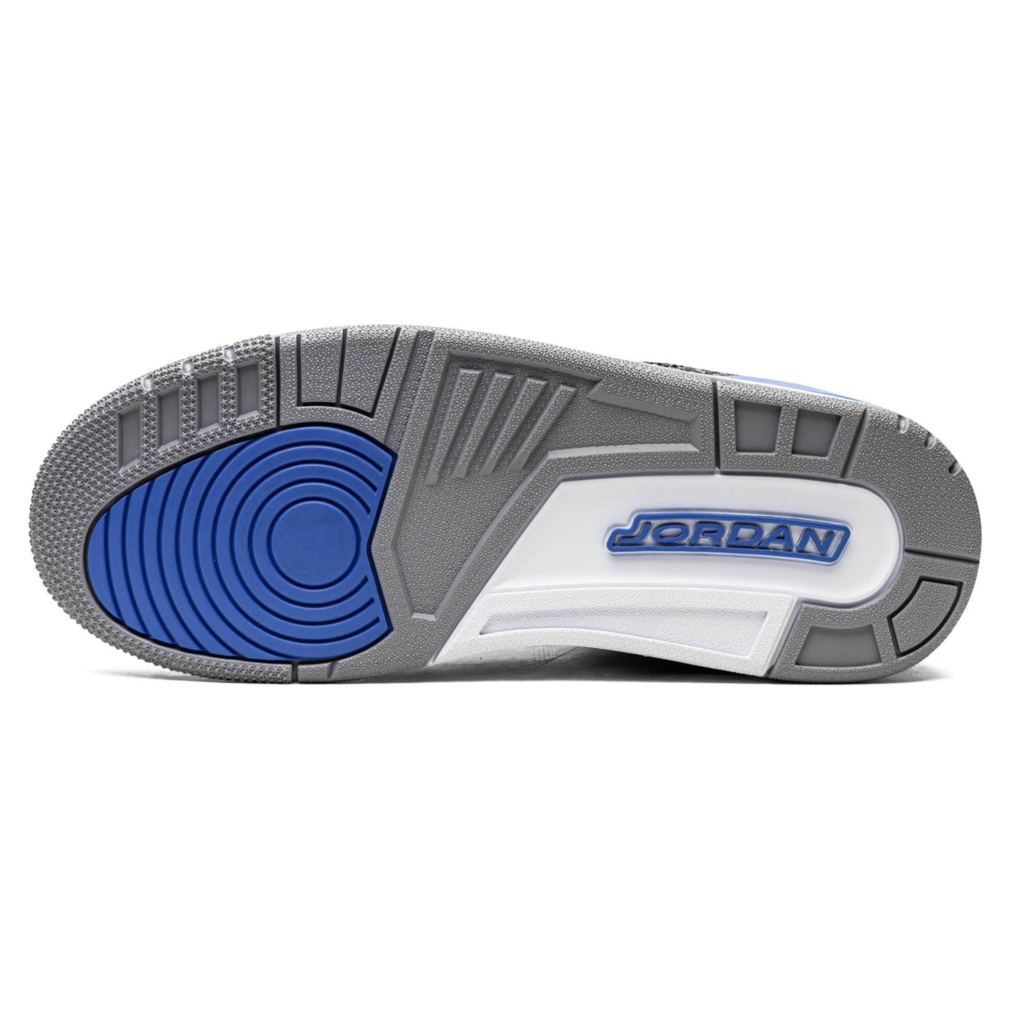 Air Jordan 3 Retro 'Racer Blue' — UK 3 | EU 35.5 | US 3.5 — Top View