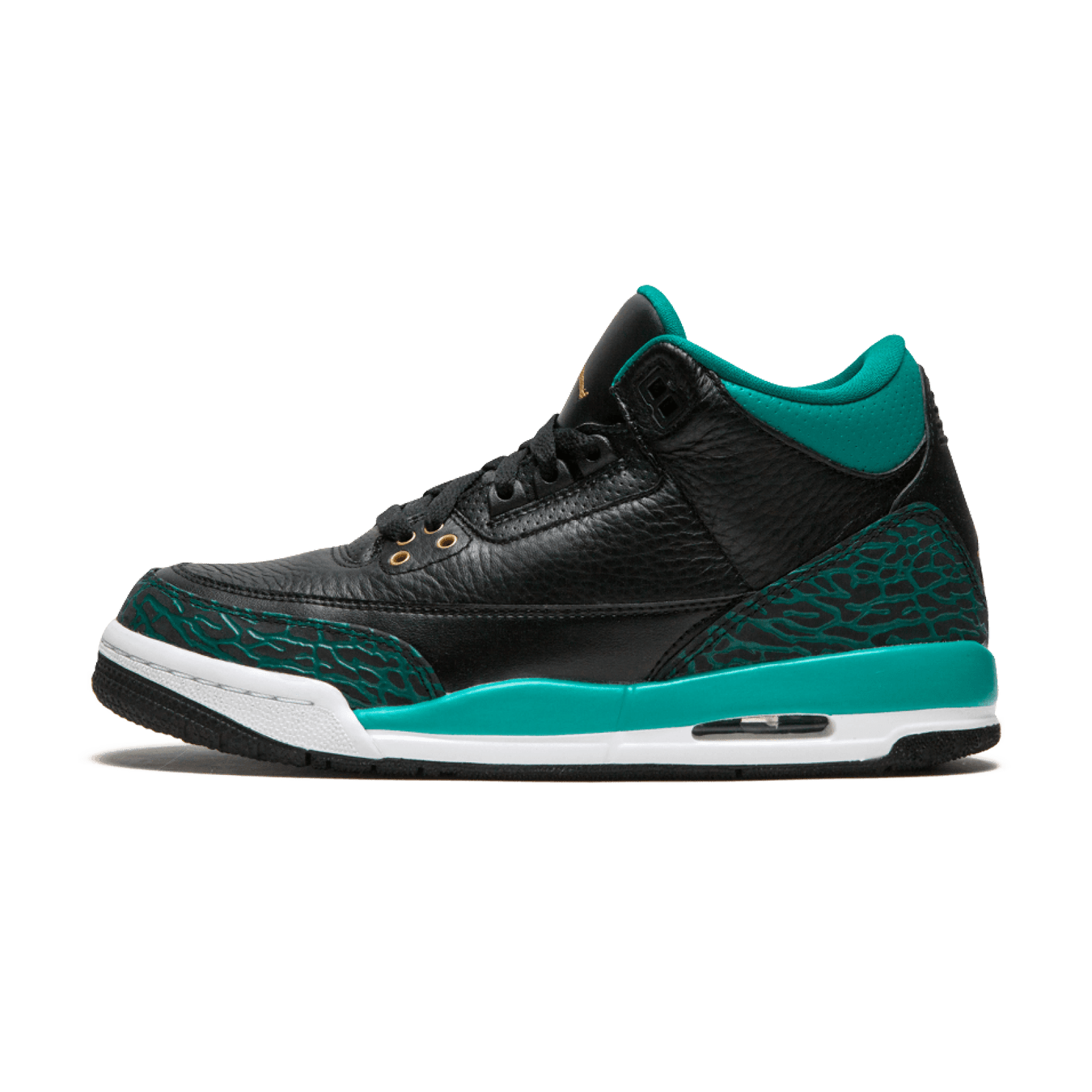 Air Jordan 3 Retro GS 'Rio Teal' — UK 13.5 | EU 32 | US 1Y — Front View