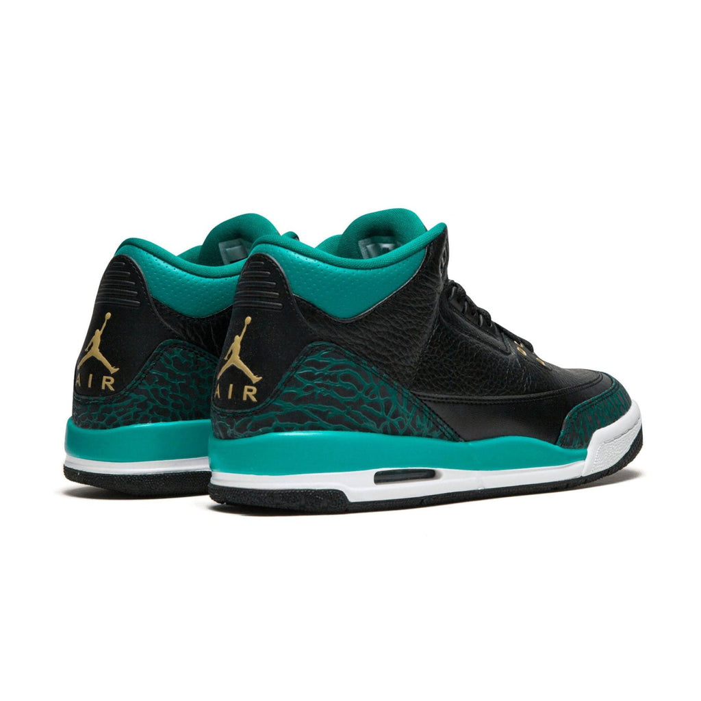 Air Jordan 3 Retro GS 'Rio Teal' — UK 13.5 | EU 32 | US 1Y — Back View