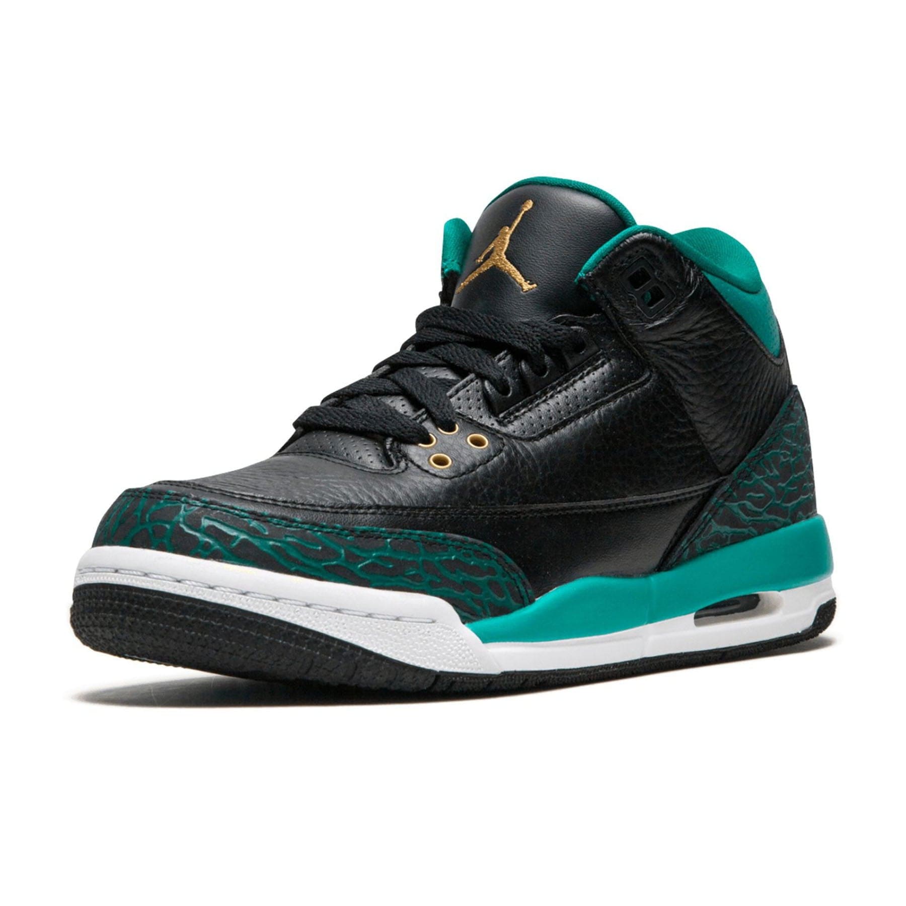 Air Jordan 3 Retro GS 'Rio Teal' — UK 13.5 | EU 32 | US 1Y — Top View