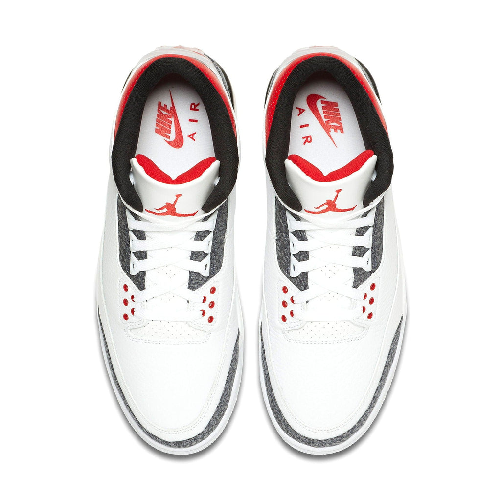 Air Jordan 3 Retro Denim SE 'Fire Red' — UK 3 | EU 35.5 | US 3.5 — Back View