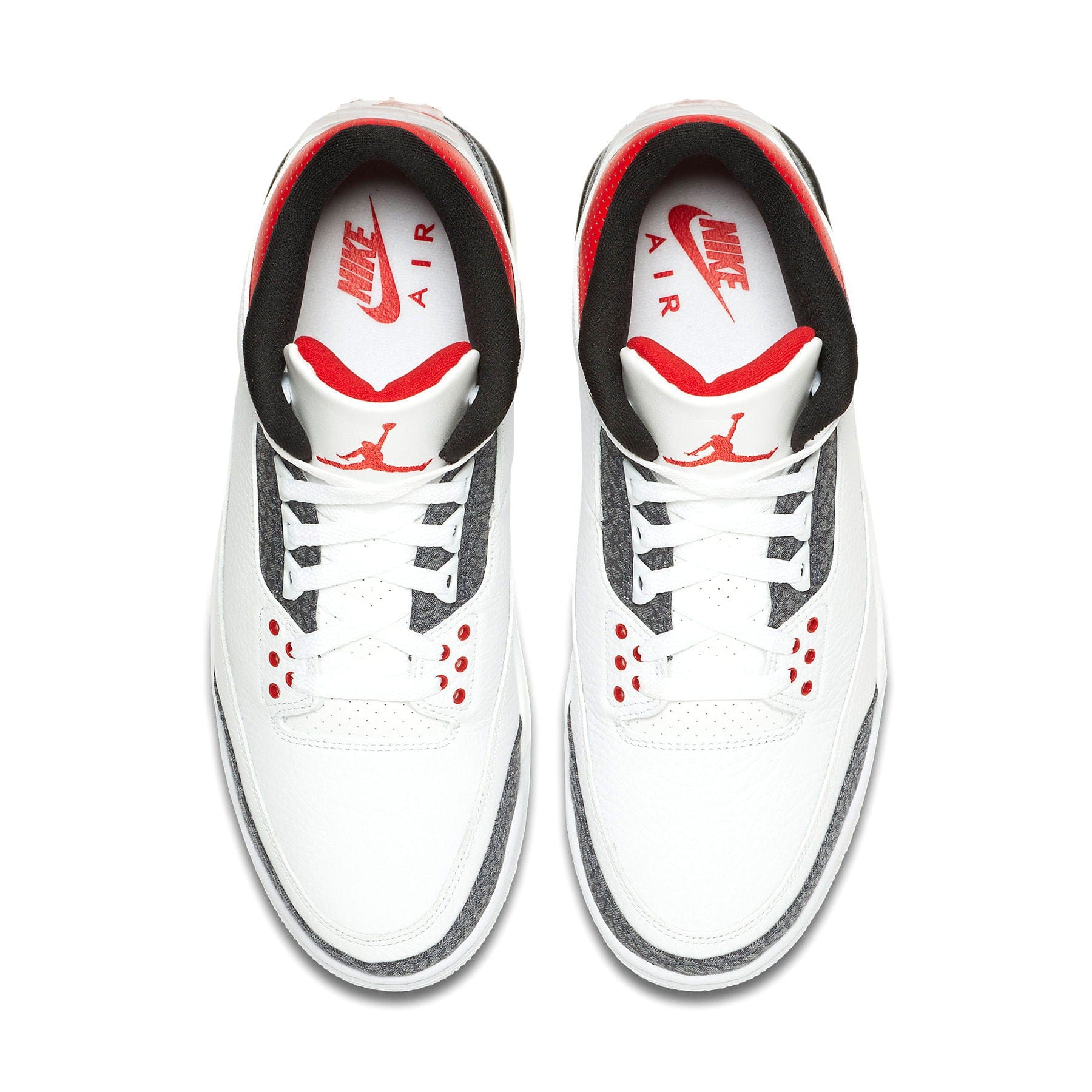 Air Jordan 3 Retro Denim SE 'Fire Red' — UK 3 | EU 35.5 | US 3.5 — Back View