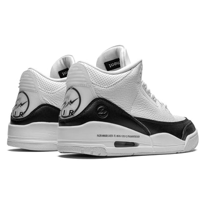 Fragment Design x Air Jordan 3 Retro SP 'White' — UK 3 | EU 35.5 | US 3.5 — Back View