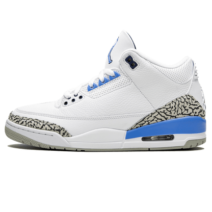 Air Jordan 3 Retro 'UNC' — UK 3 | EU 35.5 | US 3.5 — Front View