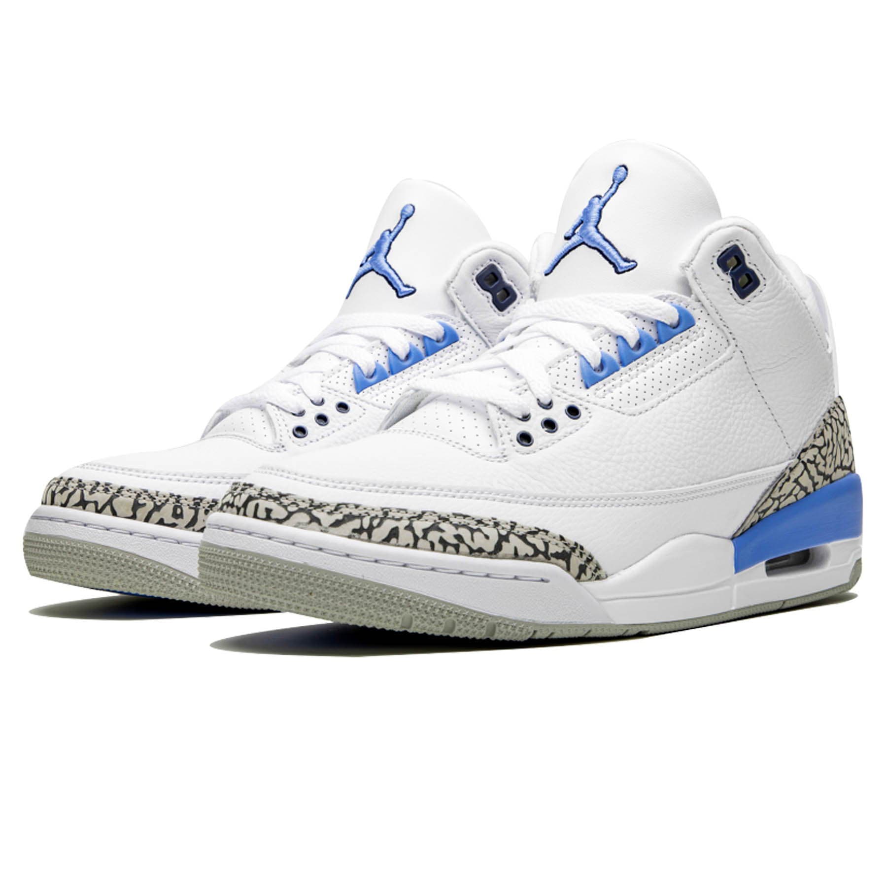 Air Jordan 3 Retro 'UNC' — UK 3 | EU 35.5 | US 3.5 — Side View