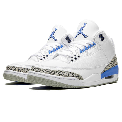 Air Jordan 3 Retro 'UNC' — UK 3 | EU 35.5 | US 3.5 — Side View