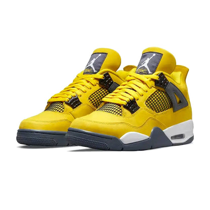 Air Jordan 4 Retro GS 'Lightning' 2021 — UK 13.5 | EU 32 | US 1Y — Side View