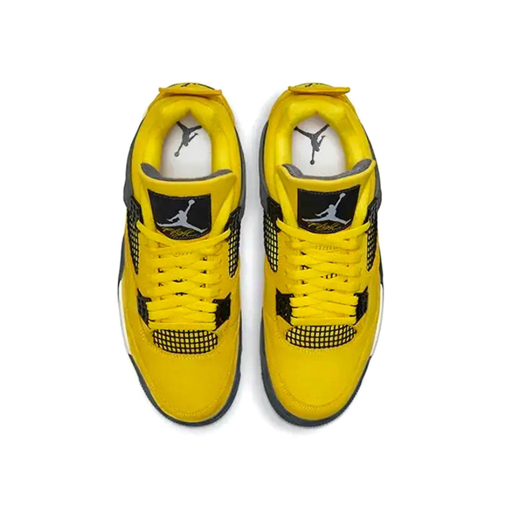 Air Jordan 4 Retro GS 'Lightning' 2021 — UK 13.5 | EU 32 | US 1Y — Back View