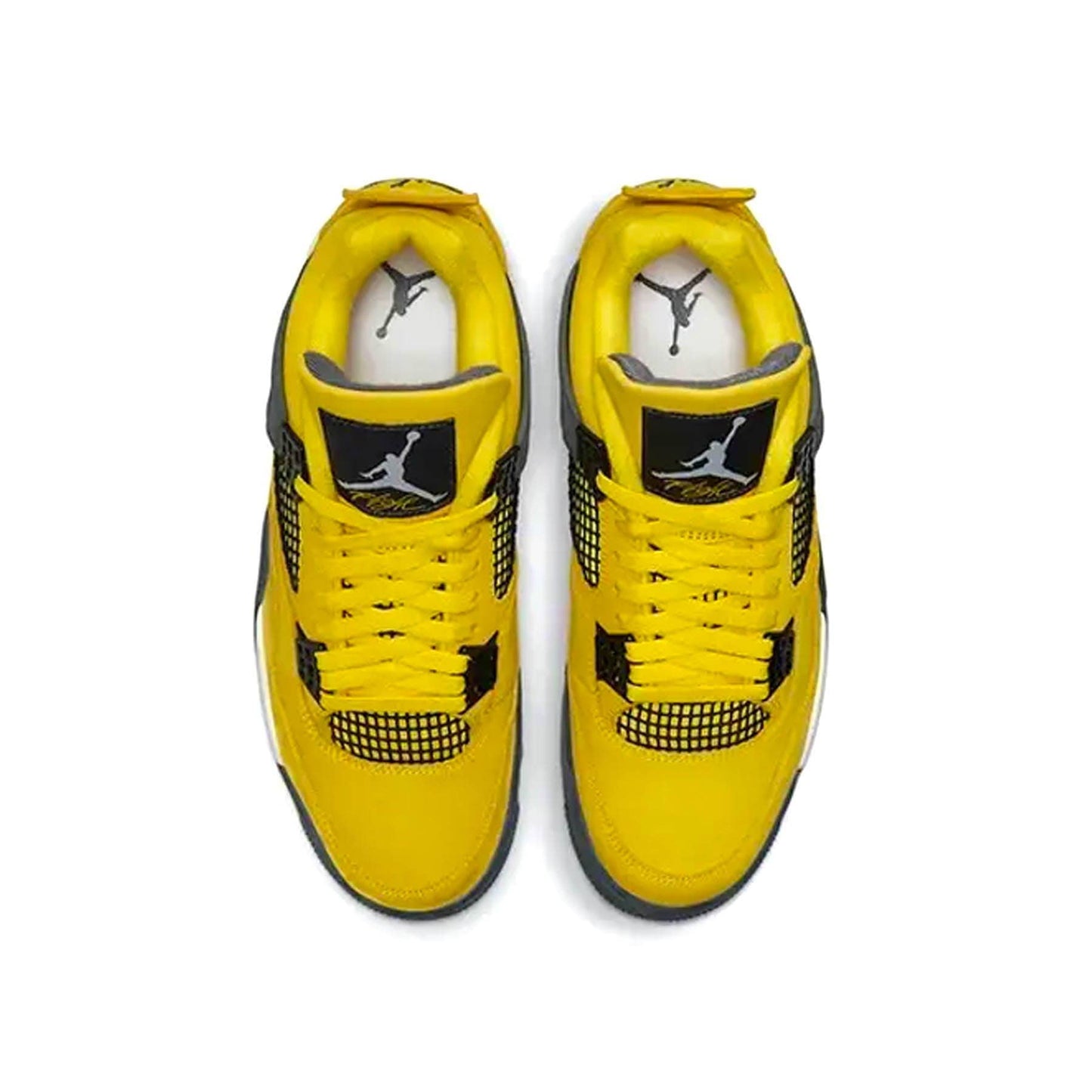 Air Jordan 4 Retro GS 'Lightning' 2021 — UK 13.5 | EU 32 | US 1Y — Back View