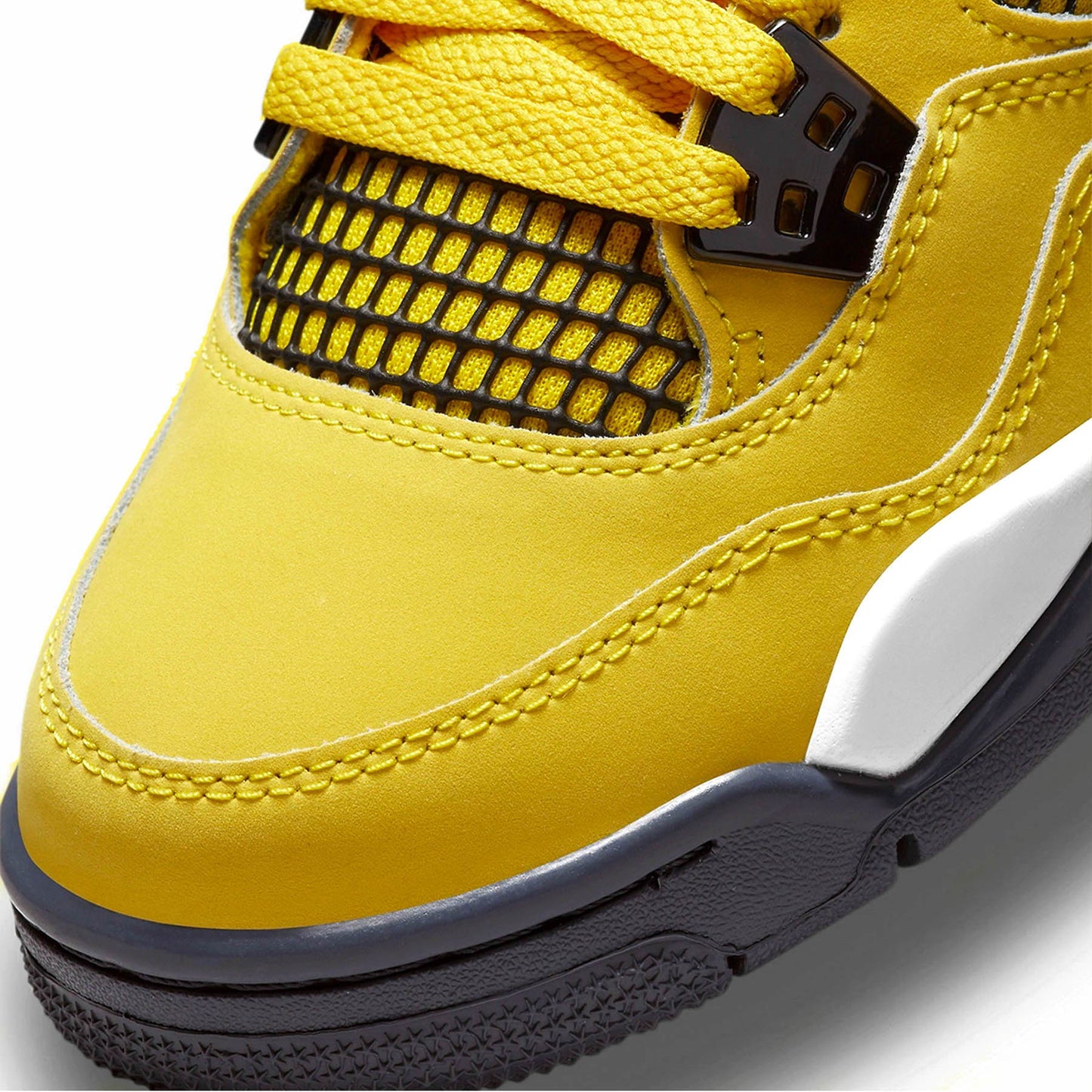 Air Jordan 4 Retro GS 'Lightning' 2021 — UK 13.5 | EU 32 | US 1Y — Lifestyle View
