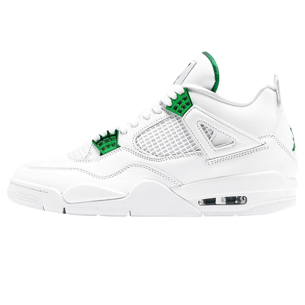 Air Jordan 4 Retro 'Green Metallic' — UK 3 | EU 35.5 | US 3.5 — Front View