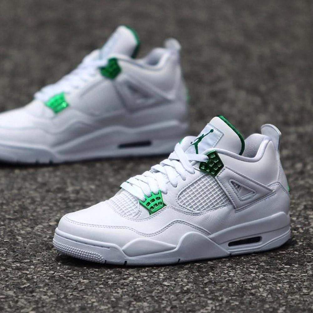 Air Jordan 4 Retro 'Green Metallic' — UK 3 | EU 35.5 | US 3.5 — Alternate View 7