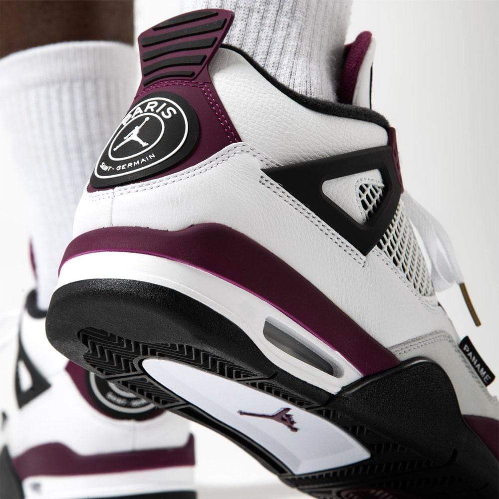 Paris Saint-Germain x Air Jordan 4 Retro 'Bordeaux' — UK 3 | EU 35.5 | US 3.5 — Alternate View 8