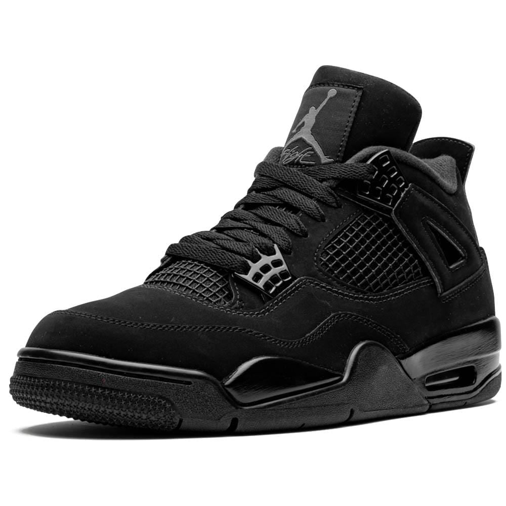 Air Jordan 4 Retro 'Black Cat' 2020 — UK 3 | EU 35.5 | US 3.5 — Top View