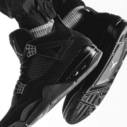 Air Jordan 4 Retro 'Black Cat' 2020 — UK 3 | EU 35.5 | US 3.5 — Detail View