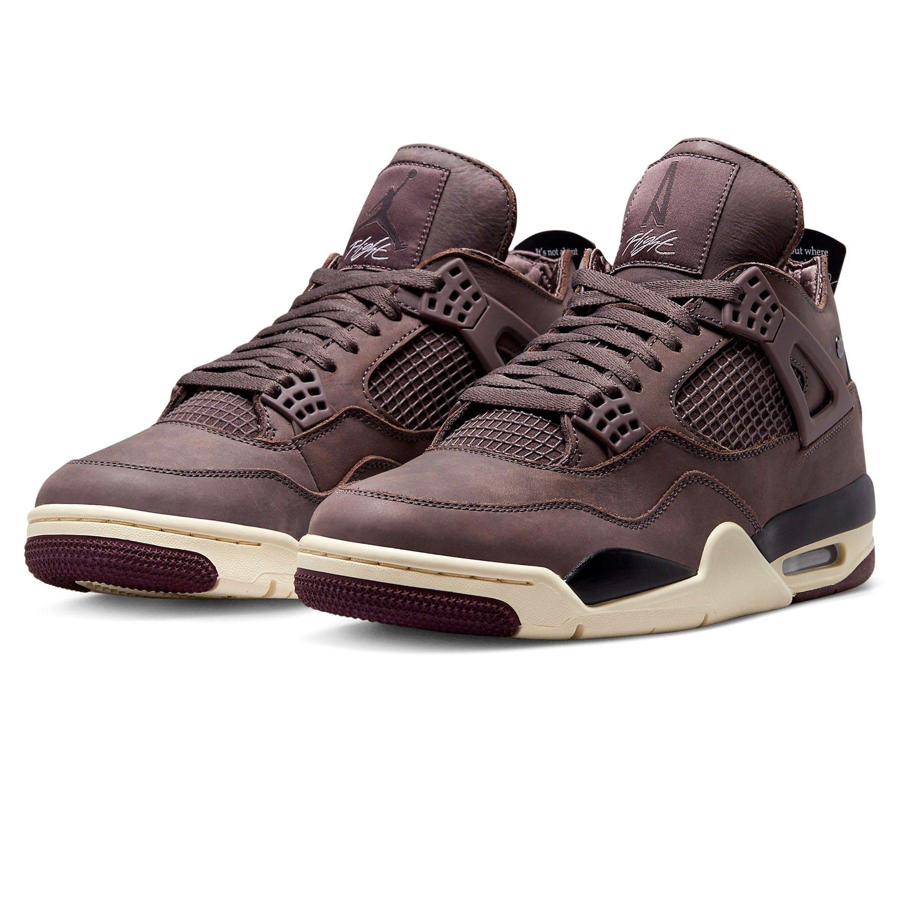 A Ma Maniére x Air Jordan 4 Retro 'Violet Ore' — UK 3 | EU 35.5 | US 3.5 — Side View