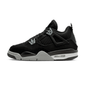 Air Jordan 4 Retro SE GS 'Black Canvas' — UK 13.5 | EU 32 | US 1Y — Front View