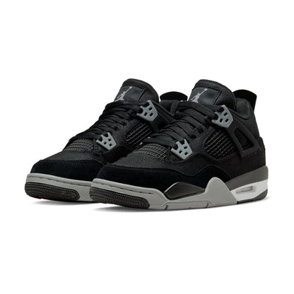 Air Jordan 4 Retro SE GS 'Black Canvas' — UK 13.5 | EU 32 | US 1Y — Side View