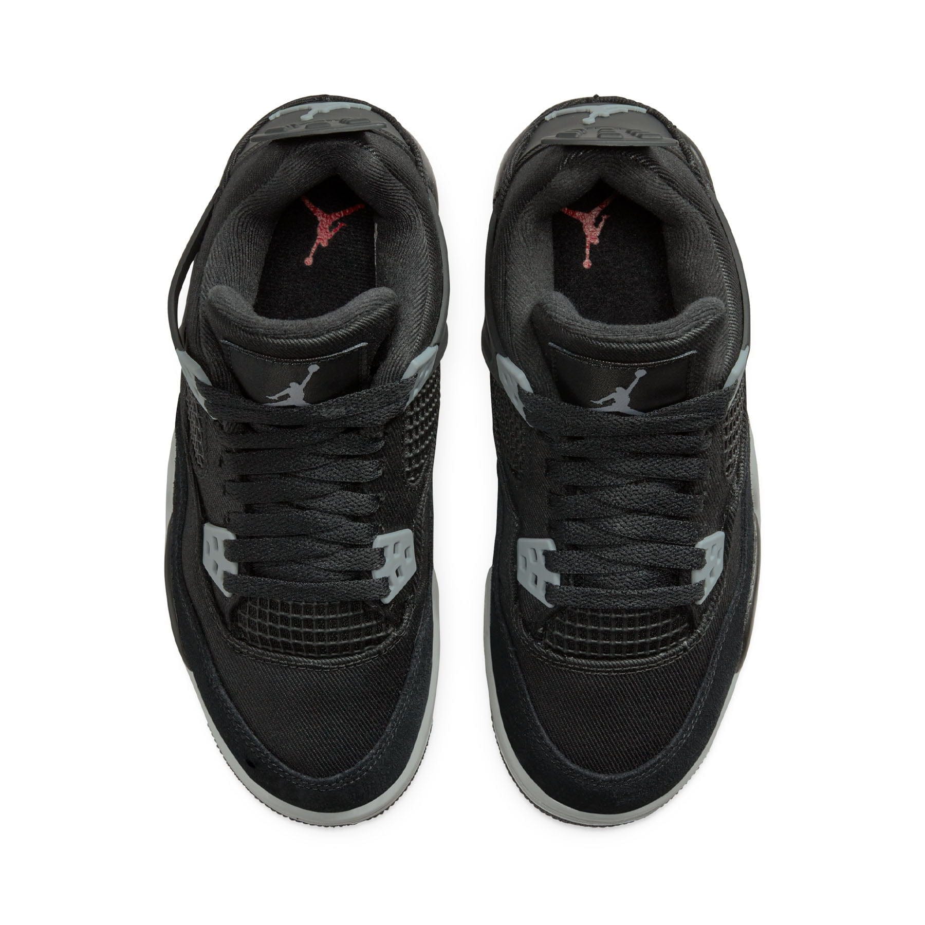 Air Jordan 4 Retro SE GS 'Black Canvas' — UK 13.5 | EU 32 | US 1Y — Back View